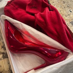 Brand New in Box Kate 100 Patent Christian Louboutins size 39.5